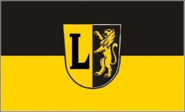 Tischflagge Lorch-Württemberg 10x15cm mit Ständer Tischfahne Miniflagge