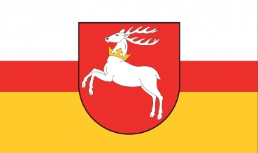 Flagge Fahne Lublin Woiwodschaft Polen