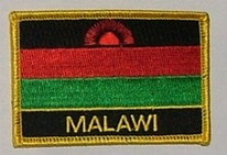 Aufnäher Malawi Schrift unten