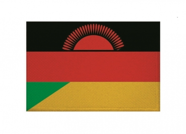 Aufnäher Patch Freundschaft Malawi-Deutschland Aufbügler Fahne Flagge