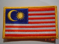 Aufnäher Malaysia