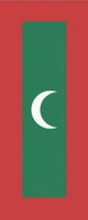 Bannerfahne Malediven Premiumqualität