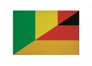 Aufnäher Patch Freundschaft Mali-Deutschland Aufbügler Fahne Flagge