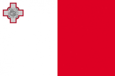 Tischflagge Malta 10x15cm mit Ständer Tischfahne Miniflagge