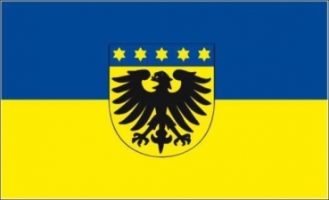 Tischflagge Markgröningen 10x15cm mit Ständer Tischfahne Miniflagge