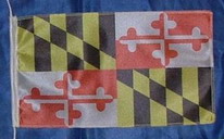 Tischflagge Maryland