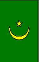 Flagge Fahne Hochformat Mauretanien