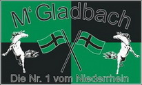 Flagge Fahne Mönchengladbach Fanflagge 90x150 cm