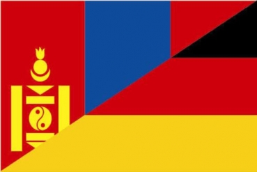 Flagge Fahne Mongolei-Deutschland Freundschaftsfahne 90x60 cm *P