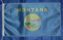 Tischflagge Montana