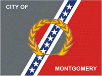 Flagge Fahne Montgomery City (Alabama) Premiumqualität