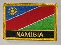 Aufnäher Namibia Schrift unten