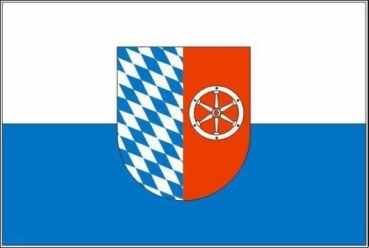 Tischflagge Neckar-Odenwald-Kreis 10x15cm mit Ständer Tischfahne Miniflagge