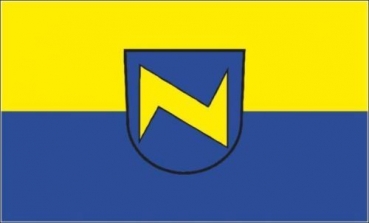 Tischflagge Neckartenzlingen 10x15cm mit Ständer Tischfahne Miniflagge