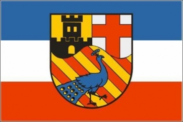 Tischflagge Neuwied 10x15cm mit Ständer Tischfahne Miniflagge