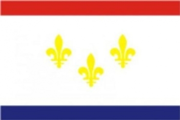 Tischflagge New Orleans 10x15cm mit Ständer Tischfahne Miniflagge