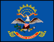 Flagge Fahne North Dakota 90x150 cm