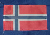 Tischflagge Norwegen