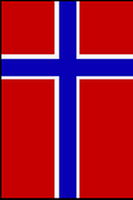 Flagge Fahne Hochformat Norwegen