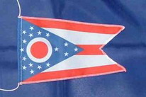 Tischflagge Ohio