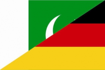 Flagge Fahne Pakistan-Deutschland Freundschaftsfahne 90x60 cm *P