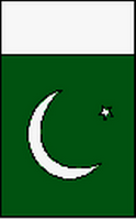 Flagge Fahne Hochformat Pakistan