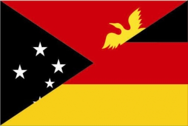 Flagge Fahne Papua-Neuguinea Deutschland Freundschaftsfahne 90x60 cm *P