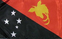 Tischflagge Papua Neuguinea Premiumqualität