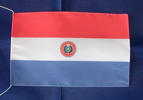 Tischflagge Paraguay