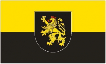 Tischflagge Pfalz mit Wappen 10x15cm mit Ständer Tischfahne Miniflagge