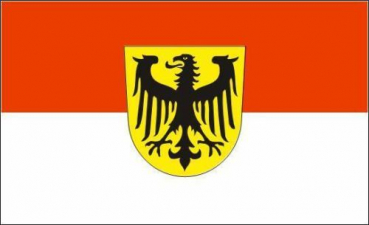 Tischflagge Pfullendorf 10x15cm mit Ständer Tischfahne Miniflagge