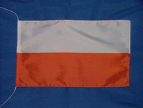 Tischflagge Polen ohne Wappen