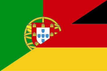 Flagge Fahne Portugal-Deutschland Freundschaftsfahne 90x60 cm *P