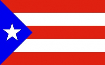 Tischflagge Puerto Rico 10x15cm mit Ständer Tischfahne Miniflagge