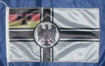 Tischflagge Reichskriegsflagge 1919 (inoffiziell)