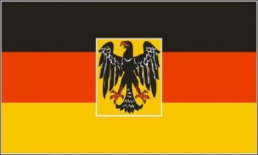 Tischflagge Reichspräsident Weimarer Republik 10x15cm mit Ständer Tischfahne Miniflagge