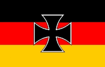 Tischflagge Reichswehr Minister 10x15cm mit Ständer Tischfahne Miniflagge