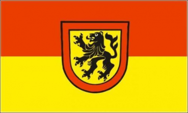 Tischflagge Rheinau Baden 10x15cm mit Ständer Tischfahne Miniflagge