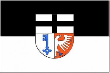 Tischflagge Rheinbach 10x15cm mit Ständer Tischfahne Miniflagge