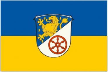 Tischflagge Rheingau-Taunus-Kreis 10x15cm mit Ständer Tischfahne Miniflagge