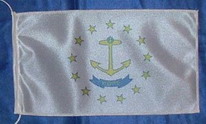 Tischflagge Rhode Island