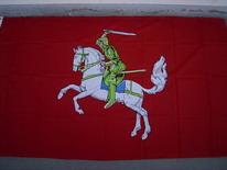 Flagge Fahne Pferd mit Ritter 90x150 cm