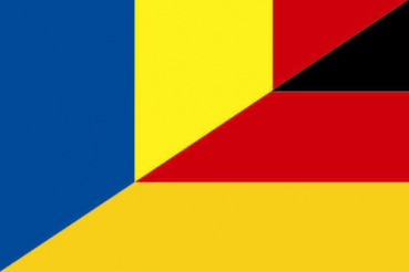 Flagge Fahne Rumänien-Deutschland Freundschaftsfahne 90x60 cm *P