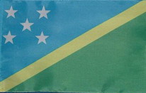 Tischflagge Salomonen Premiumqualität
