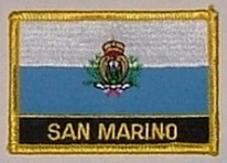 Aufnäher San Marino Schrift unten