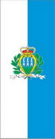 Bannerfahne San Marino mit Wappen Premiumqualität