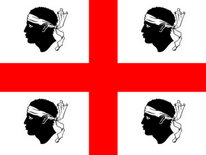 Flagge Fahne Sardinien Premiumqualität