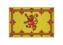 Aufnäher Schottland the Brave Fahne Flagge Aufbügler Patch 8 x 5 cm 