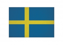 Aufnäher Patch Schweden Aufbügler Fahne Flagge