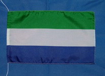 Tischflagge Sierra Leone